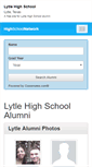 Mobile Screenshot of lytlehighschool.org